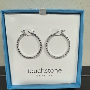 Touchstone Crystal by Swarovski, Lena Earrings, NIB